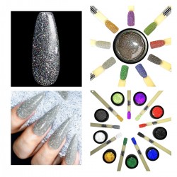 Glitter sclipici Reflective-Silver Hologram #305502